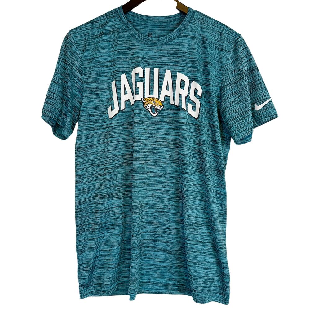 Nike Jacksonville Jaguars Sideline Velocity Performance T-Shirt Teal Blue - M